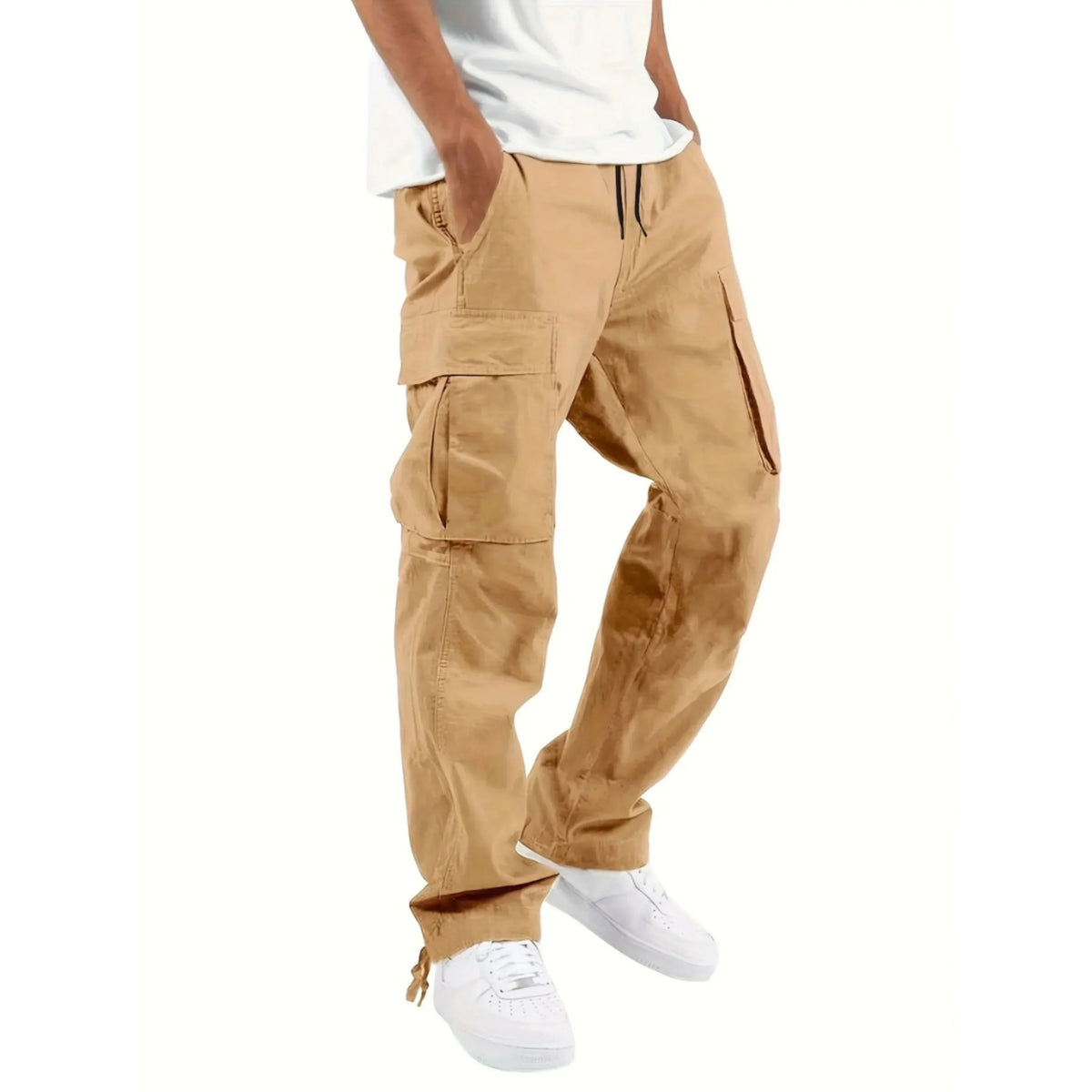 Lance Men's Wide Straight Cargo Pants – Comfortable Modern Fit