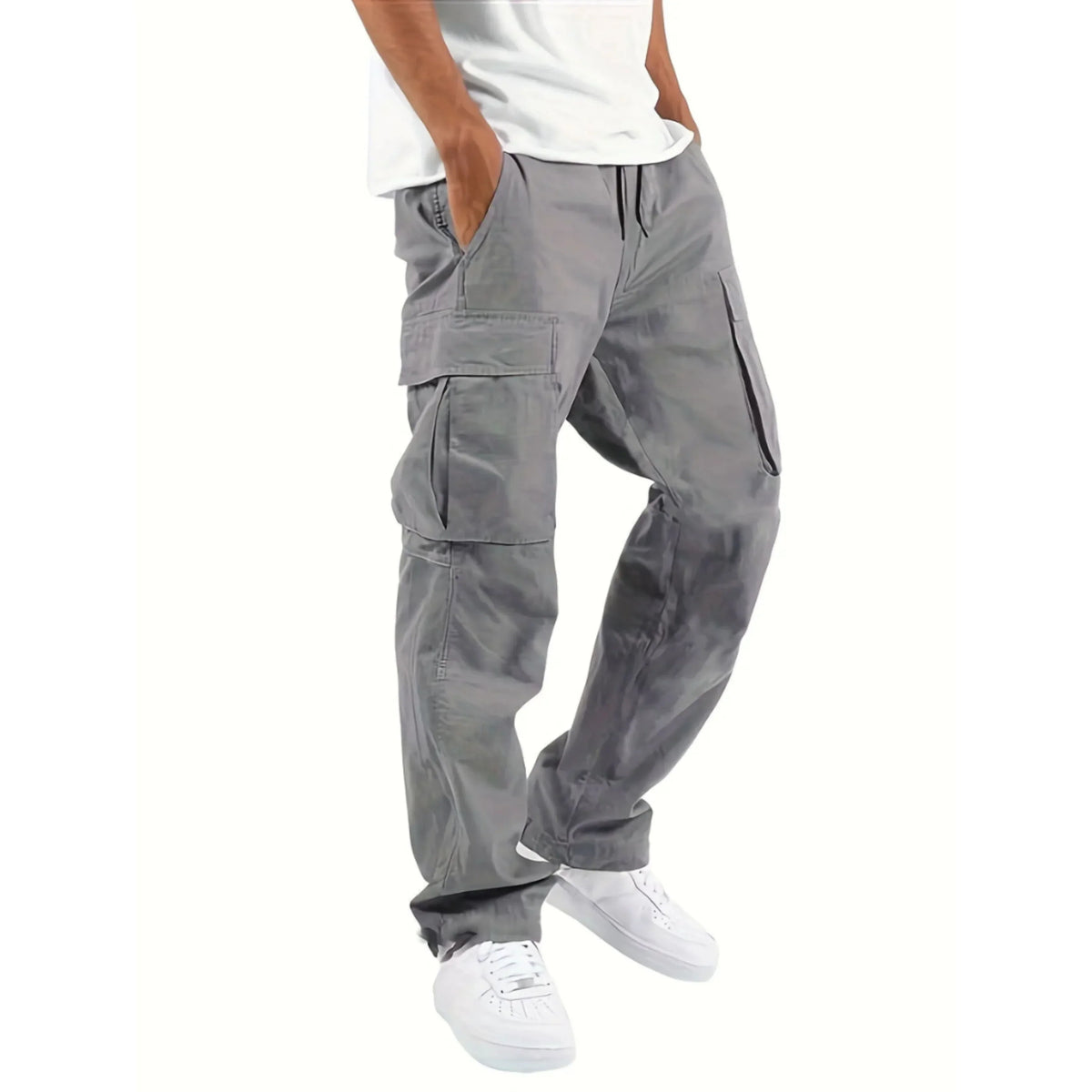 Lance Men's Wide Straight Cargo Pants – Comfortable Modern Fit