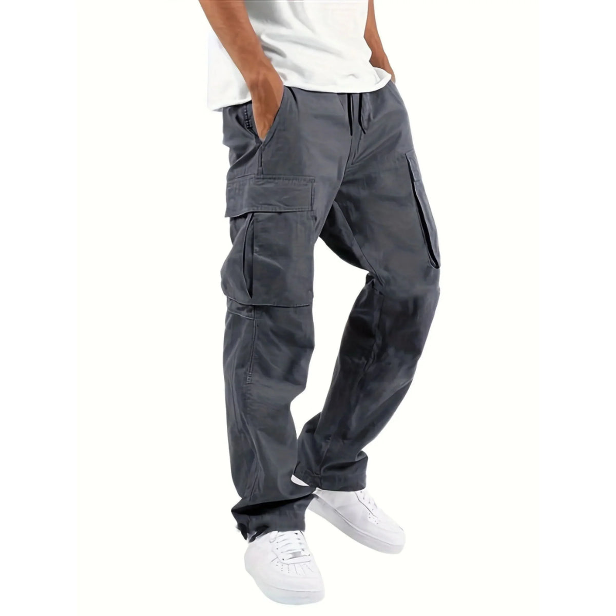 Lance Men's Wide Straight Cargo Pants – Comfortable Modern Fit