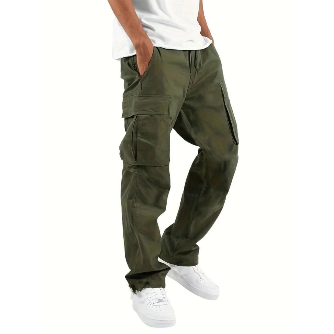 Lance Men's Wide Straight Cargo Pants – Comfortable Modern Fit