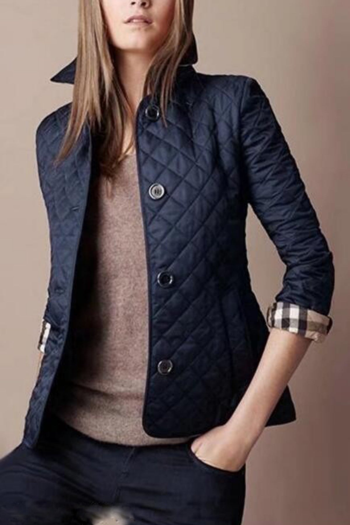 Clara Women's Quilted Fitted Jacket