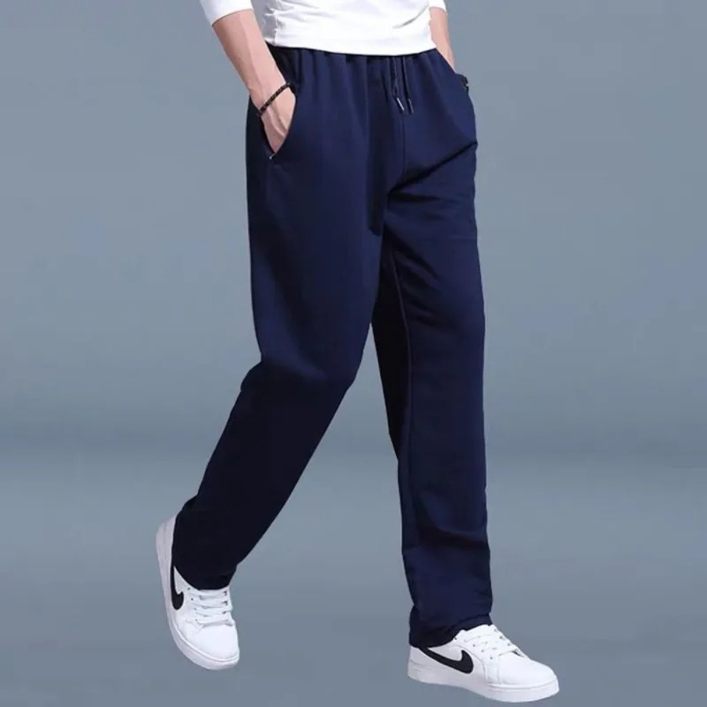 Larry Men's Jogger Pants – Premium Cotton with Adjustable Waist and Modern Fit
