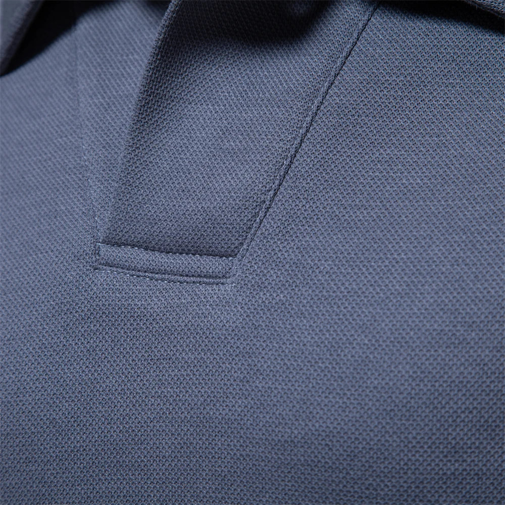 Baxter | Men Polo Shirt with Long Sleeves and Classic Collar