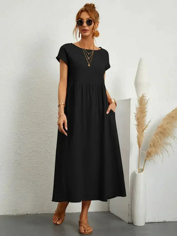 Melody Women's Lightweight Cotton Maxi Dress