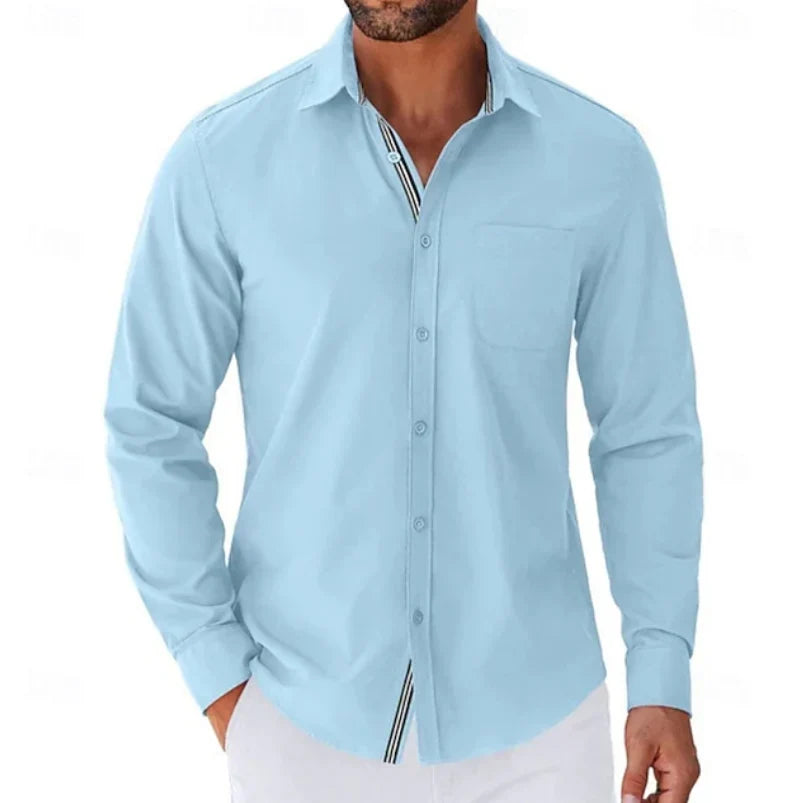 Jasper | Men's Long Sleeve Casual Button Down Shirt