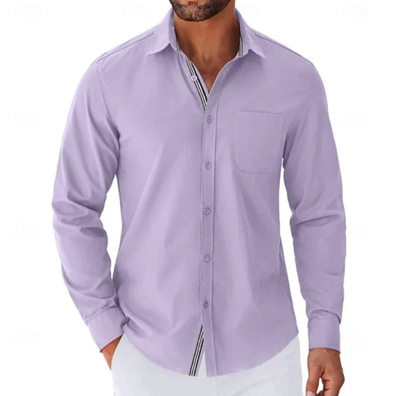 Jasper | Men's Long Sleeve Casual Button Down Shirt