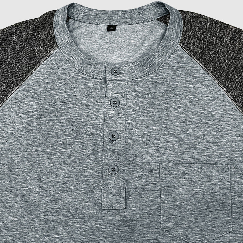 Lorenzo Vitali Dual Tone Henley Shirt
