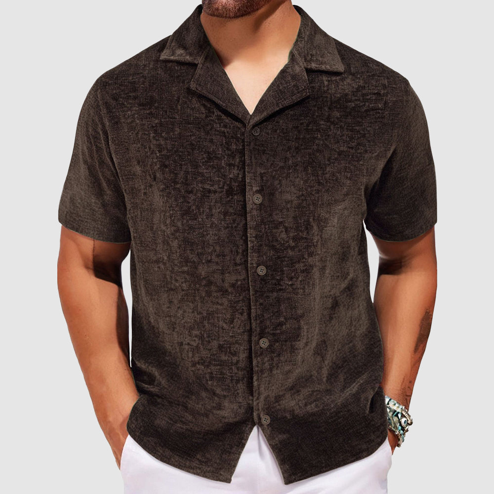 Lorenzo Vitali Velvet Retro Shirt