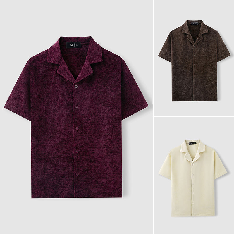 Lorenzo Vitali Velvet Retro Shirt