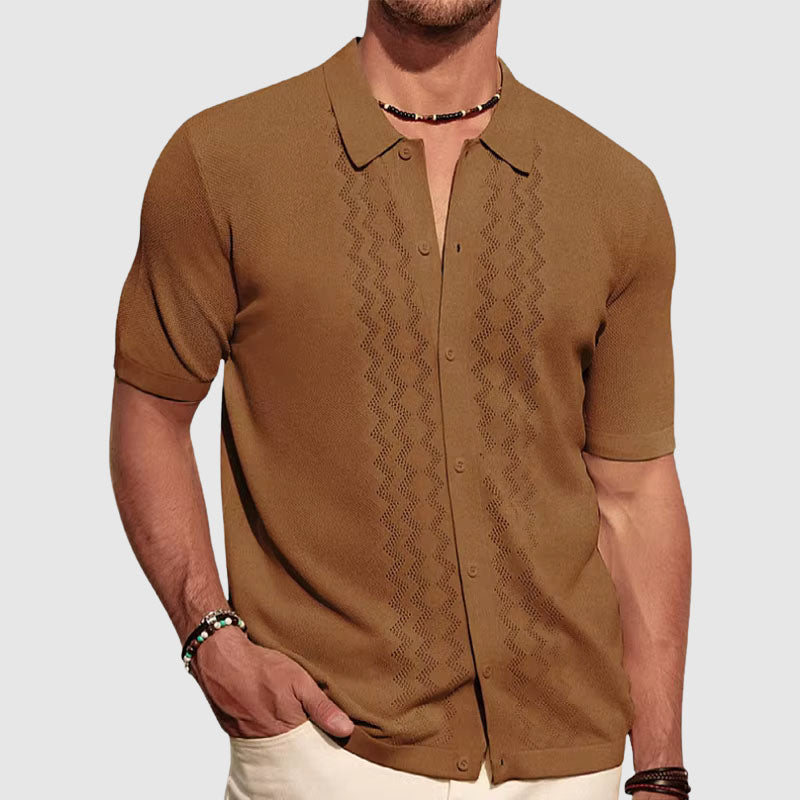 Roberto Russo Summer Knitted Shirt