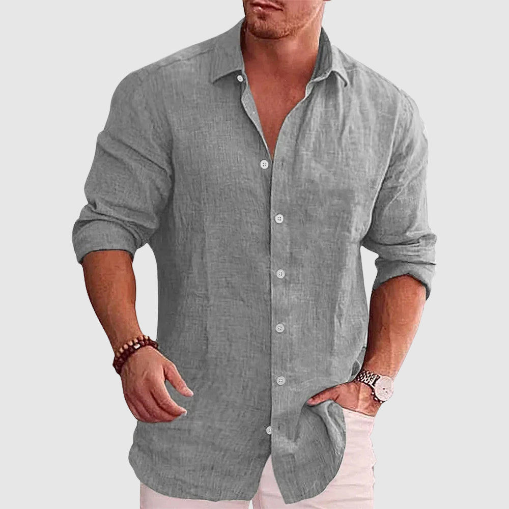 Theodore Willow Rustic Linen Shirt