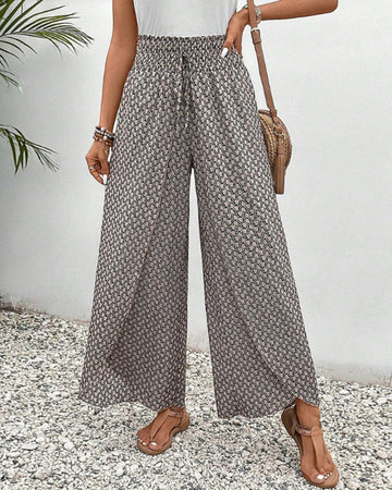 Henriette Women's High Waisted Wide Leg Trousers