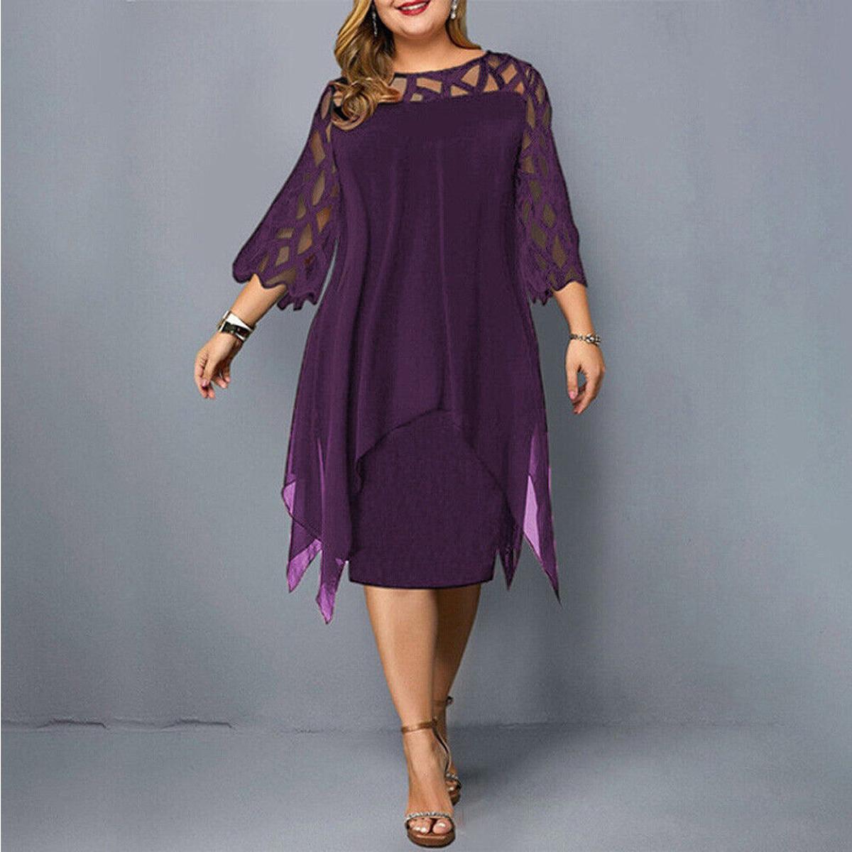 Hannah | Elegant Cocktail Dress with Cutout Mesh Sleeves