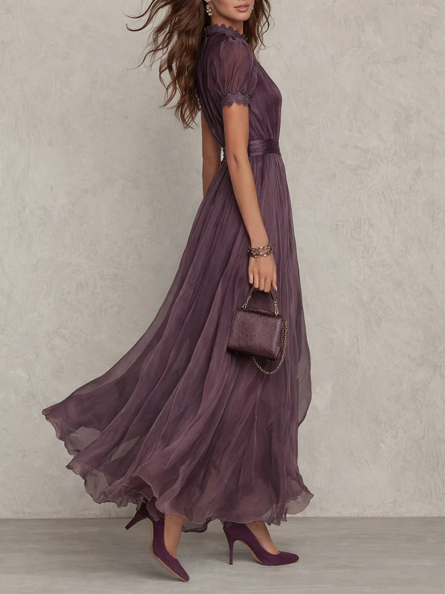 Lainey | Graceful Lace Keyhole Formal Dress