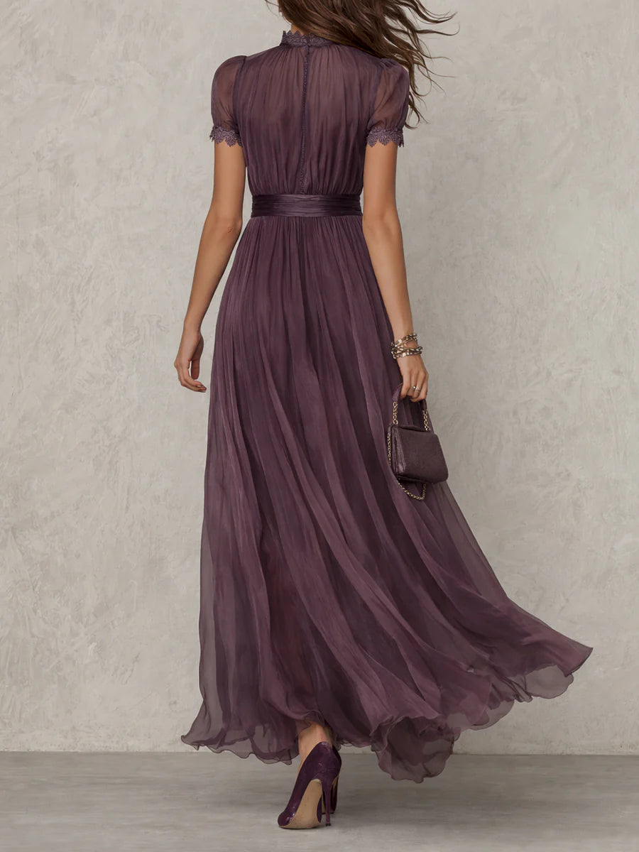 Lainey | Graceful Lace Keyhole Formal Dress